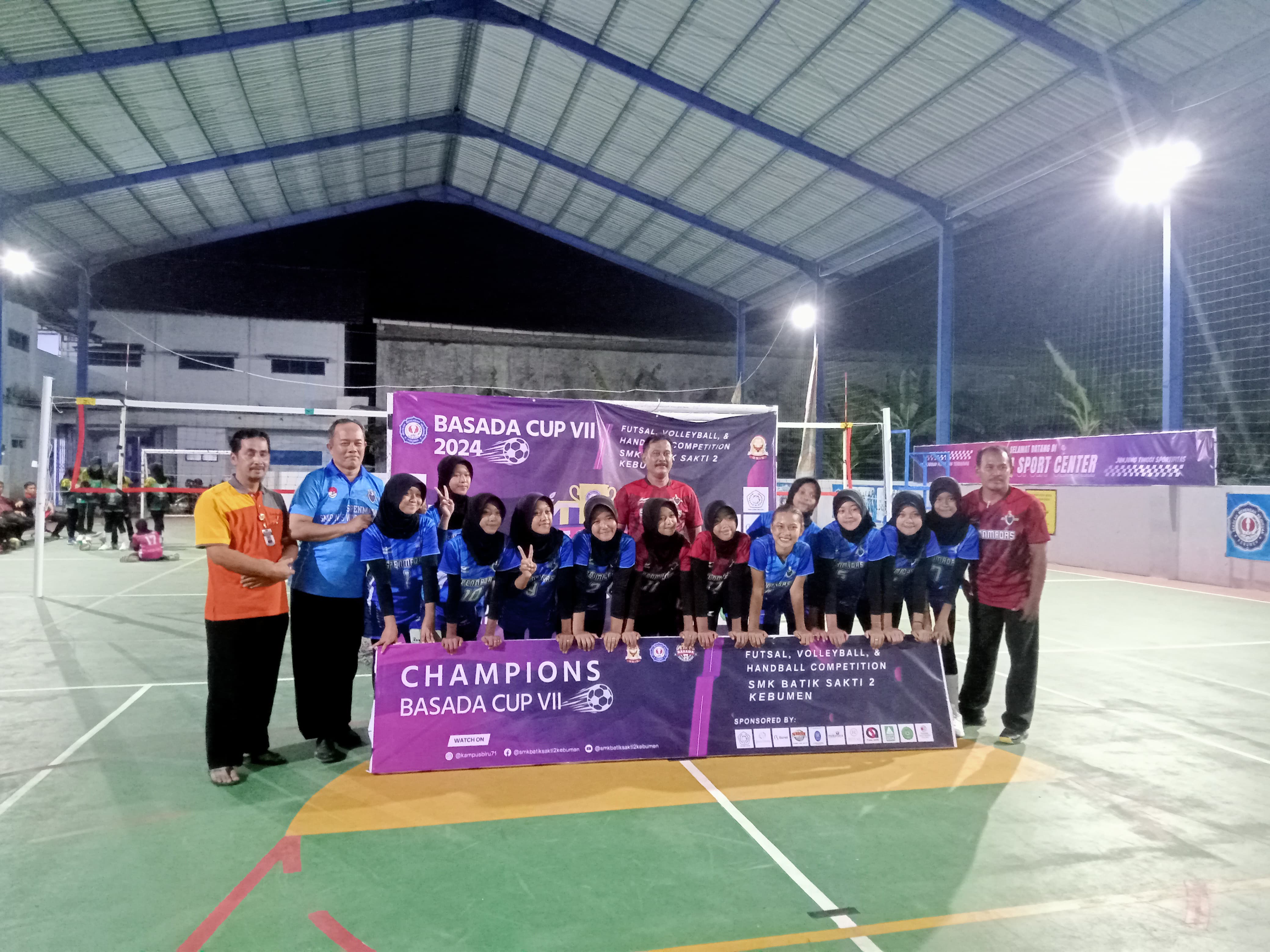 JUARA II VOLLY BALL PUTRI DI BASADA CUP
